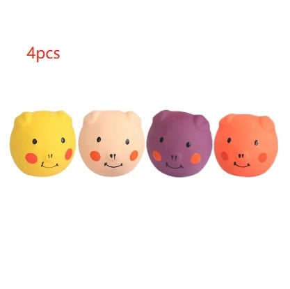 Pet Toy Ball Latex Vocal Pig Header